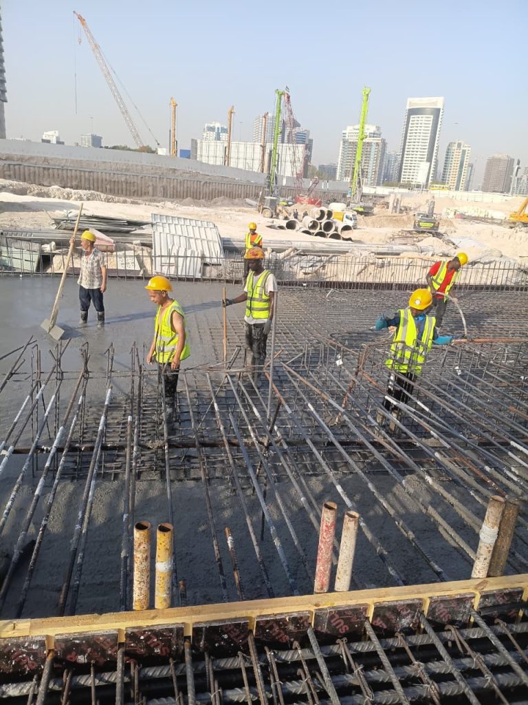 Our Team Proudly Contributing to the DAMAC Project in Jebel Ali, Dubai At MTI PRO Facilities Management LLC, we believe that every successful construction project begins with a dedicated, skilled, and reliable workforce. We are proud to announce that our construction team is actively contributing to the prestigious DAMAC Project located in Jebel Ali, Dubai. This project reflects our commitment to delivering professional manpower solutions that meet the highest standards of quality, safety, and efficiency. Our team works with determination and discipline every day, ensuring that construction activities progress smoothly while maintaining strict compliance with workplace safety regulations. The images captured from the site showcase our skilled workers carrying out concrete works, reinforcement installation, and other essential construction activities with precision and professionalism. These efforts demonstrate the dedication that defines MTI PRO Facilities Management and our approach to every project we undertake. As a trusted manpower and facilities management company based in Dubai, we continue to support leading construction companies by providing reliable, experienced, and well-trained professionals across multiple trades and sectors. Our mission is to connect skilled talent with outstanding opportunities while helping our clients achieve excellence in every project. We sincerely appreciate the hard work and commitment of every team member contributing to this milestone. Their professionalism and dedication continue to strengthen our reputation as a trusted workforce partner in the UAE. At MTI PRO Facilities Management LLC, we remain committed to delivering quality manpower solutions, building long-term partnerships, and supporting the continued growth of Dubai's construction industry.