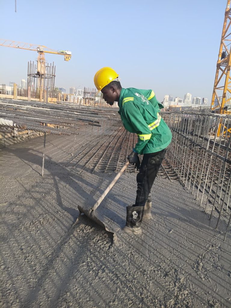 Our Team Proudly Contributing to the DAMAC Project in Jebel Ali, Dubai At MTI PRO Facilities Management LLC, we believe that every successful construction project begins with a dedicated, skilled, and reliable workforce. We are proud to announce that our construction team is actively contributing to the prestigious DAMAC Project located in Jebel Ali, Dubai. This project reflects our commitment to delivering professional manpower solutions that meet the highest standards of quality, safety, and efficiency. Our team works with determination and discipline every day, ensuring that construction activities progress smoothly while maintaining strict compliance with workplace safety regulations. The images captured from the site showcase our skilled workers carrying out concrete works, reinforcement installation, and other essential construction activities with precision and professionalism. These efforts demonstrate the dedication that defines MTI PRO Facilities Management and our approach to every project we undertake. As a trusted manpower and facilities management company based in Dubai, we continue to support leading construction companies by providing reliable, experienced, and well-trained professionals across multiple trades and sectors. Our mission is to connect skilled talent with outstanding opportunities while helping our clients achieve excellence in every project. We sincerely appreciate the hard work and commitment of every team member contributing to this milestone. Their professionalism and dedication continue to strengthen our reputation as a trusted workforce partner in the UAE. At MTI PRO Facilities Management LLC, we remain committed to delivering quality manpower solutions, building long-term partnerships, and supporting the continued growth of Dubai's construction industry.